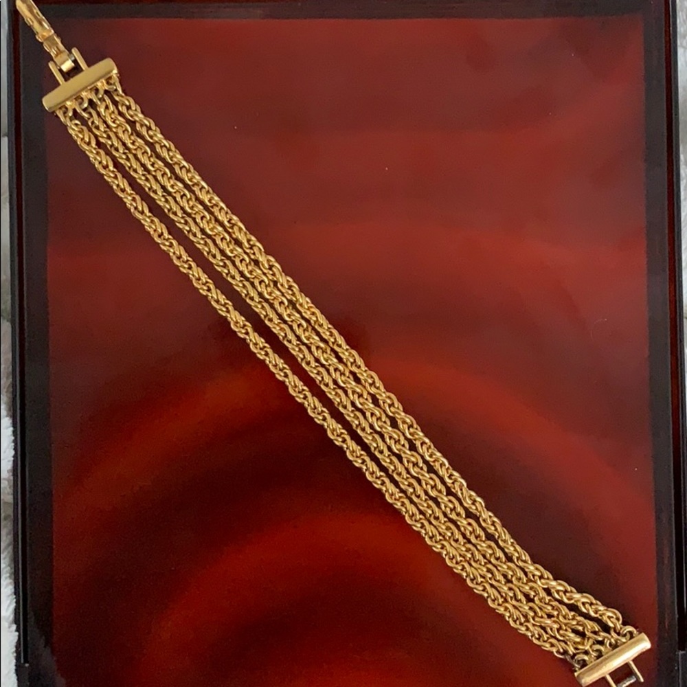 Vintage Gold Chain Bracelet